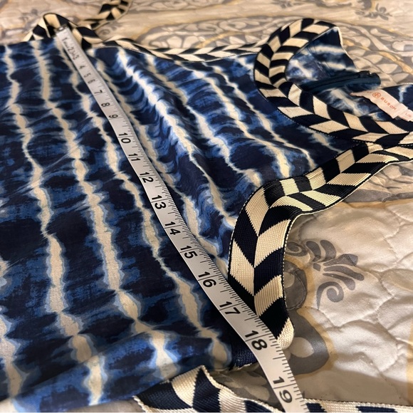 Tory Burch Pelton Blue Tie-Dye Maxi Dress, Large - Picture 11 of 14